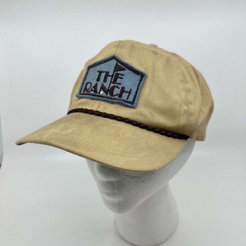 The Ranch Baseball Hat Mens One Size Brown Country‎ Farm TX Embroidered Dadcore